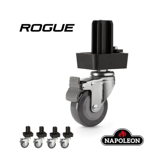 Napoleon S82002 Heavy Duty Swivel Castors upgrade kit for Rogue Series - Service Parts Napoleon