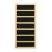 Golden Designs "Reserve Edition" 6-Person Full Spectrum PureTech™ Near Zero EMF FAR Infrared Sauna with Himalayan Salt Bar & Canadian Hemlock | GDI-8260-01 Golden Design Saunas