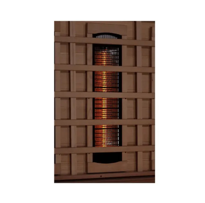 Golden Designs "Reserve Edition" 6-Person Full Spectrum PureTech™ Near Zero EMF FAR Infrared Sauna with Himalayan Salt Bar & Canadian Hemlock | GDI-8260-01 Golden Design Saunas