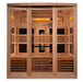 Golden Designs "Reserve Edition" 6-Person Full Spectrum PureTech™ Near Zero EMF FAR Infrared Sauna with Himalayan Salt Bar & Canadian Hemlock | GDI-8260-01 Golden Design Saunas