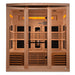 Golden Designs "Reserve Edition" 6-Person Full Spectrum PureTech™ Near Zero EMF FAR Infrared Sauna with Himalayan Salt Bar & Canadian Hemlock | GDI-8260-01 Golden Design Saunas