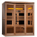 Golden Designs "Reserve Edition" 6-Person Full Spectrum PureTech™ Near Zero EMF FAR Infrared Sauna with Himalayan Salt Bar & Canadian Hemlock | GDI-8260-01 Golden Design Saunas