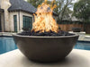 The Outdoor Plus Sedona Concrete Fire Bowl + Free Cover The Outdoor Plus
