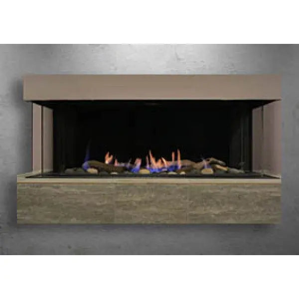 Sierra Flame Toscana 58" 3-Sided Peninsula Gas Fireplace Sierra Flame Dreamwood Living
