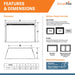 SimpliFire 25" Traditional Built-In Electric Fireplace Insert SimpliFire