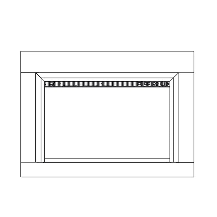 SimpliFire 4-Sided Small Surround with Removable Bottom Piece for GI-32-ZC SimpliFire