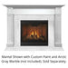 SimpliFire Acadia B-Size Unfinish Maple Flush Mantel SimpliFire