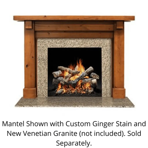 SimpliFire Battlefield B-Size Prime MDF Flush Mantel SimpliFire