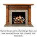 SimpliFire Battlefield B-Size Prime MDF Flush Mantel SimpliFire