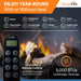 SimpliFire Format 36" Wall Mounted Linear Electric Fireplace SimpliFire
