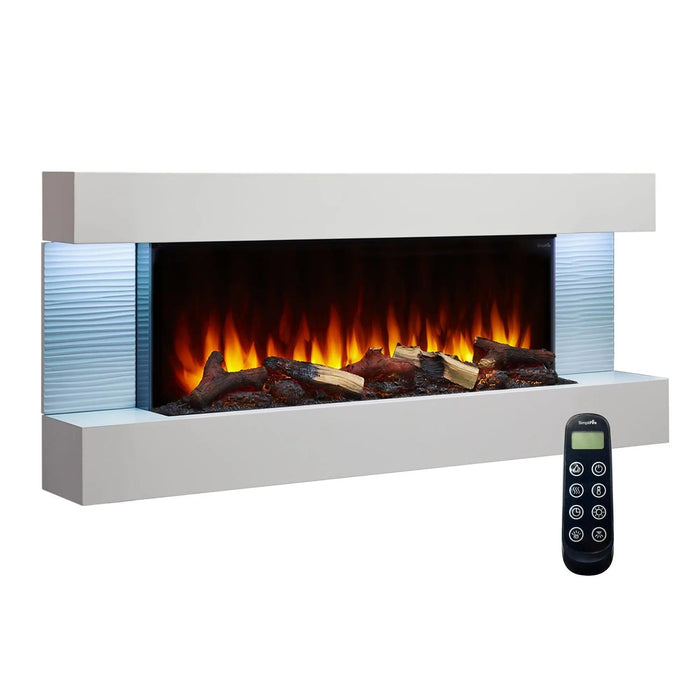 SimpliFire Format 36" Wall Mounted Linear Electric Fireplace SimpliFire