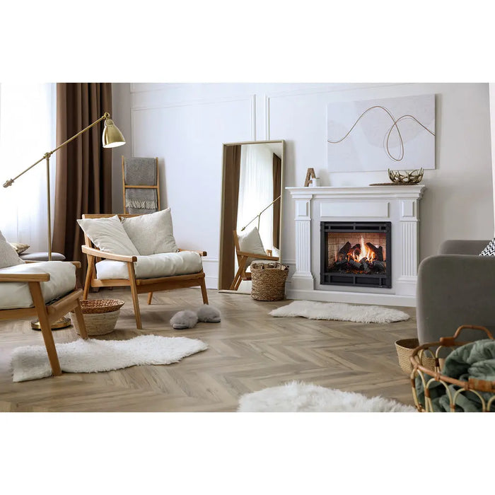 SimpliFire Inception 36" Traditional Built-In Electric Fireplace SimpliFire