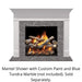 SimpliFire Wescott B-Size Prime MDF Flush Mantel SimpliFire