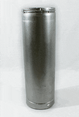Superior 24-Inch Rigid Stove Pipe for 4.5x7.5-Inch SecureVent Direct Vent System