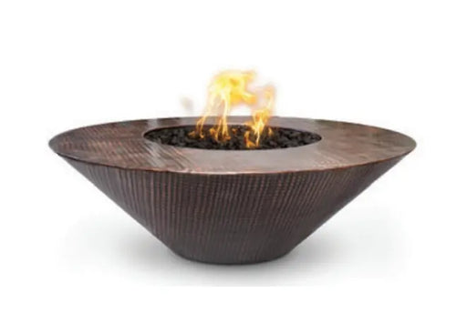 The Outdoor Plus Cazo Copper Fire Pit - Wide Ledge + Free Cover The Outdoor Plus