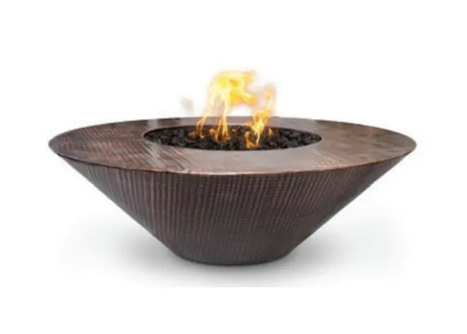 The Outdoor Plus Cazo Copper Fire Pit - Wide Ledge + Free Cover The Outdoor Plus