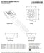 The Outdoor Plus Plymouth Square Wood Grain Concrete Fire Pit + Free Cover The Outdoor Plus