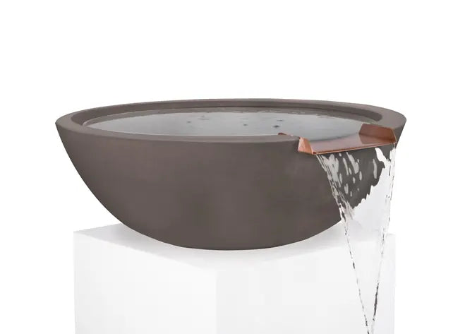 The Outdoor Plus Sedona Concrete Water Bowl + Free Cover The Outdoor Plus