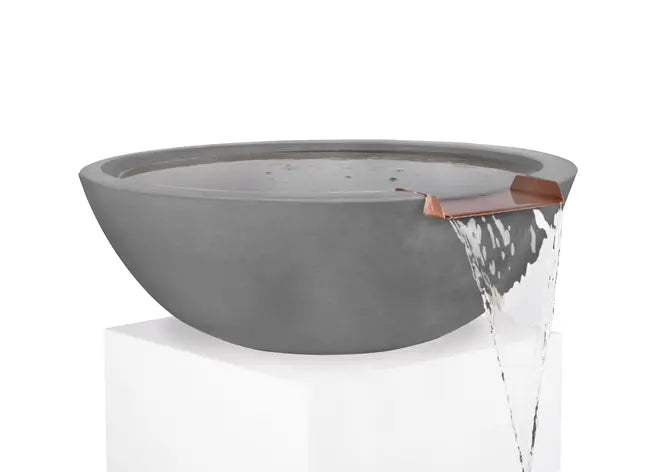 The Outdoor Plus Sedona Concrete Water Bowl + Free Cover The Outdoor Plus