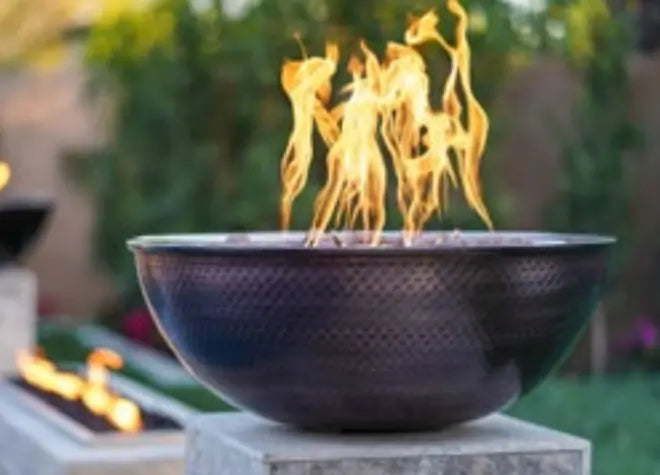 The Outdoor Plus Sedona Copper Fire Bowl + Free Cover The Outdoor Plus