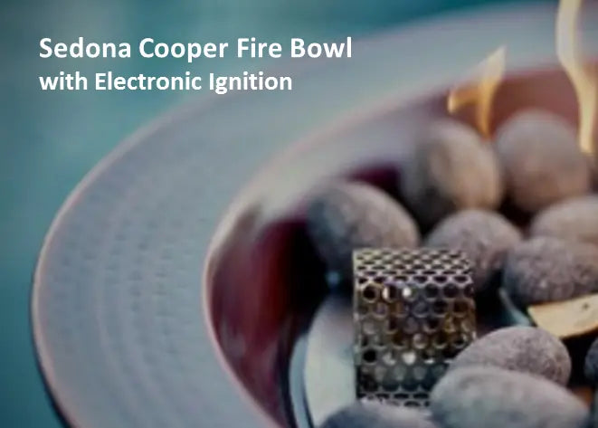 The Outdoor Plus Sedona Copper Fire Bowl + Free Cover The Outdoor Plus