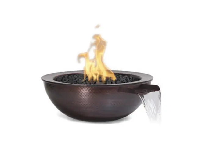 The Outdoor Plus Sedona Copper Fire & Water Bowl + Free Cover The Outdoor Plus