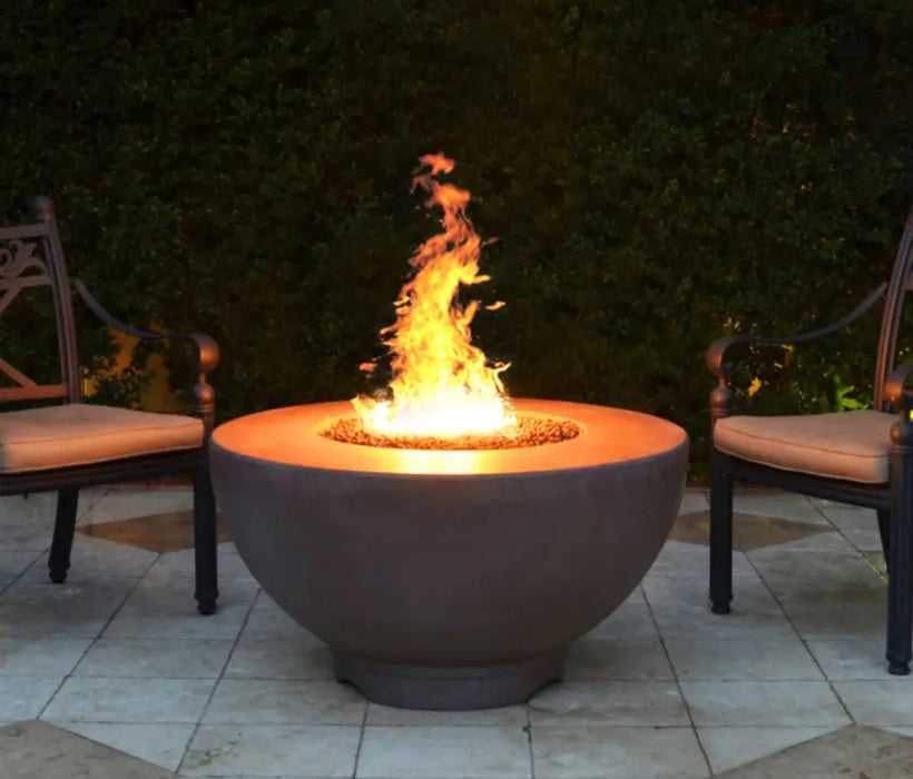 The Outdoor Plus Sienna Concrete Fire Pit + Free Cover The Outdoor Plus