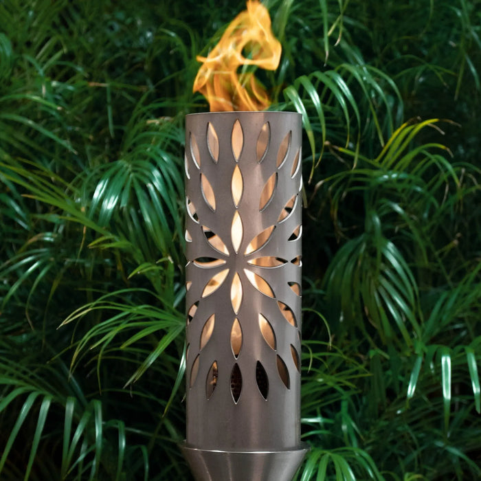 The Outdoor Plus Sunshine Fire Torch / Stainless Steel + Free Cover The Outdoor Plus