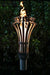 The Outdoor Plus Gothic Fire Torch / Stainless Steel + Free Cover The Outdoor Plus