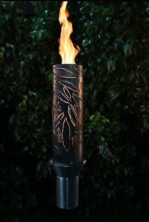 The Outdoor Plus Tropical Fire Torch / Stainless Steel + Free Cover The Outdoor Plus