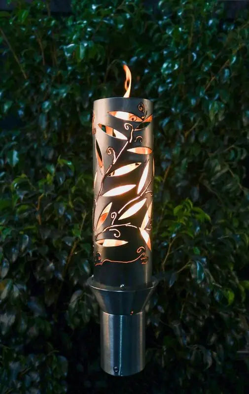 The Outdoor Plus Havana Fire Torch / Stainless Steel + Free Cover The Outdoor Plus