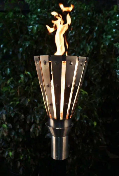 The Outdoor Plus Trojan Fire Torch / Stainless Steel + Free Cover The Outdoor Plus