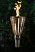 The Outdoor Plus Trojan Fire Torch / Stainless Steel + Free Cover The Outdoor Plus
