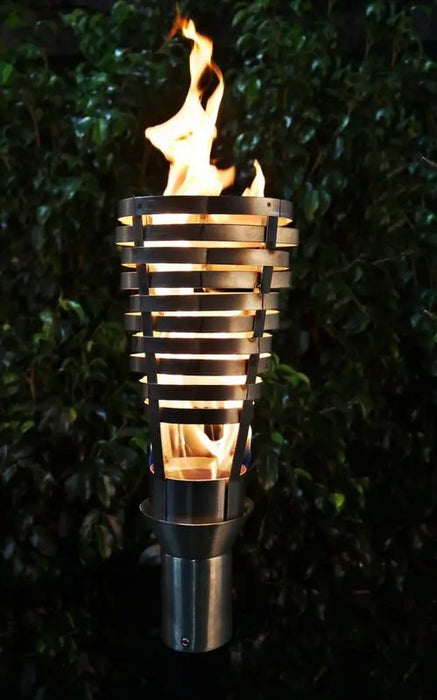 The Outdoor Plus Hercules Fire Torch / Stainless Steel + Free Cover The Outdoor Plus