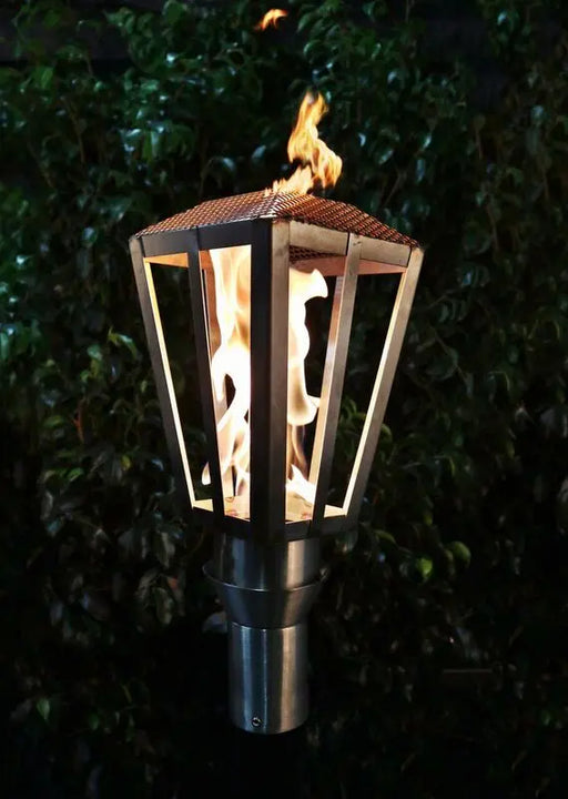 The Outdoor Plus Lantern Fire Torch / Stainless Steel + Free Cover The Outdoor Plus