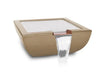 The Outdoor Plus Avalon GFRC Concrete Square Water Bowl