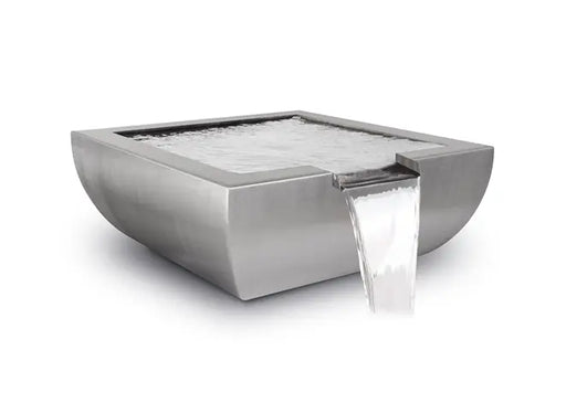 The Outdoor Plus Avalon Stainless Steel Square Water Bowl