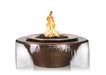 The Outdoor Plus Cazo 360° Copper Fire & Water Bowl + Free Cover The Outdoor Plus
