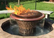 The Outdoor Plus Cazo 360° Copper Fire & Water Bowl + Free Cover The Outdoor Plus