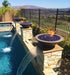The Outdoor Plus Cazo Concrete Fire Bowl + Free Cover The Outdoor Plus