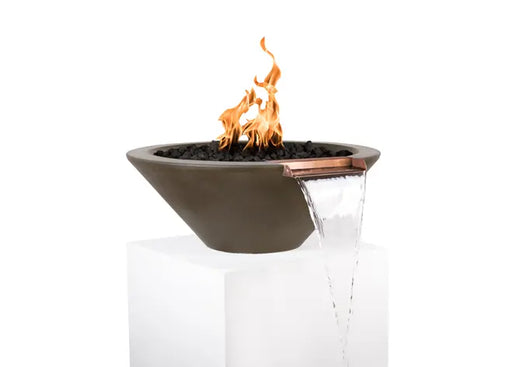 The Outdoor Plus Cazo Concrete Fire & Water Bowl + Free Cover The Outdoor Plus