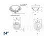 The Outdoor Plus Cazo GFRC Concrete Round Planter & Water Bowl