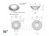 The Outdoor Plus Cazo GFRC Concrete Round Planter & Water Bowl