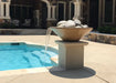 The Outdoor Plus Cazo GFRC Concrete Round Planter & Water Bowl