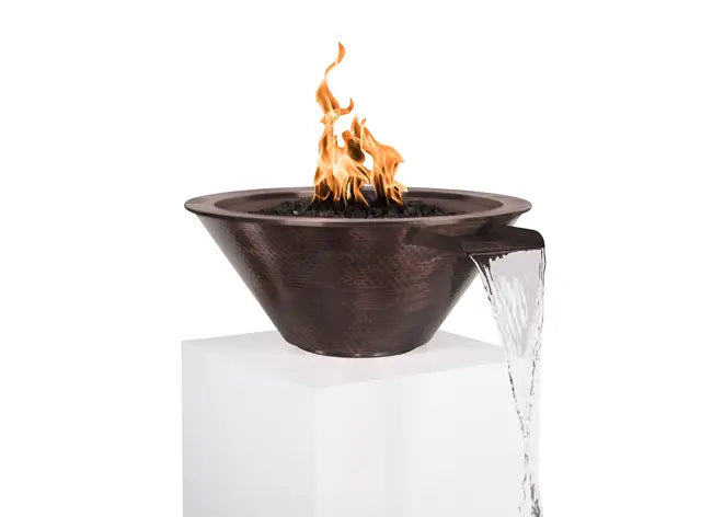 The Outdoor Plus Cazo Copper Fire & Water Bowl + Free Cover The Outdoor Plus
