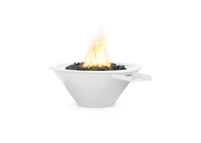 The Outdoor Plus Cazo Powder Coat Round Gas Fire & Water Bowl – Liquid Propane