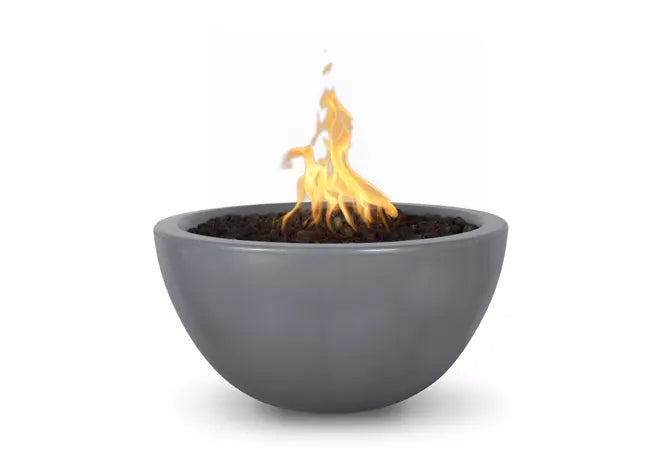 The Outdoor Plus Luna GFRC Concrete Round Gas Fire Bowl – Liquid Propane