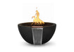 The Outdoor Plus Luna GFRC Concrete Round Gas Fire & Water Bowl – Liquid Propane