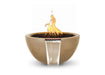The Outdoor Plus Luna GFRC Concrete Round Gas Fire & Water Bowl – Liquid Propane
