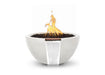 The Outdoor Plus Luna GFRC Concrete Round Gas Fire & Water Bowl – Liquid Propane